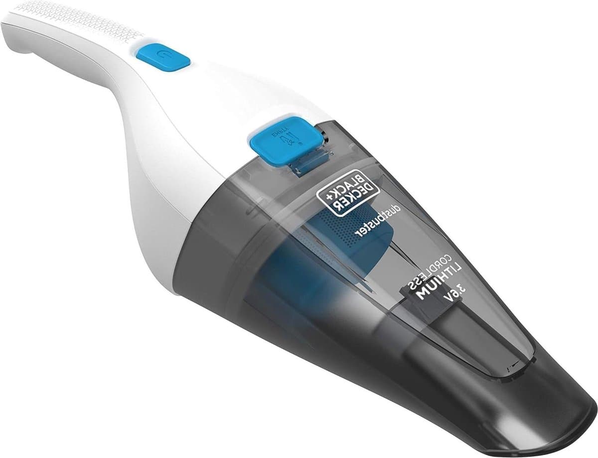 Handstofzuiger 36 V Lithium Zonder Stofzak Draadloos - Draadloos Oplaadbaar - NVC115JL-QW - Wit Blauw - 325 ml — afbeelding 1