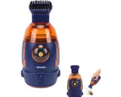 KZQ Mini bureaustofzuiger 600 Pa zuigkracht - Compact en draagbaar voor gumresten papiersnippers en toetsenbordstof - Capaciteit 55 ml - Blauw