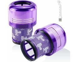 Geschikt voor de Dyson V11 Absolute Extra Pro, V11 Torque Drive Pet en V15 Detection draadloze stofzuigers SV14, SV17 en SV22. Wasbare HEPA-filterset met Dy-970013-02-2 cartridge.