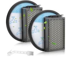 Dailygoods- Stofzuigerfilters HEPA - Vervangt ZR78000 - Compatibel met Rowenta Compact Power XXL - Verbeterde luchtkwaliteit - 4 stuks - Ideaal voor allergieën - HEPA-filter