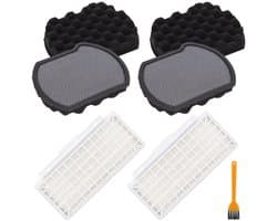 Dailygoods- Filteraccessoires Vervangend - Stofzuigerfilter - HEPA-filter - Schuimfilter - Reinigingsborstel - Compatibel met Bosch serie 6