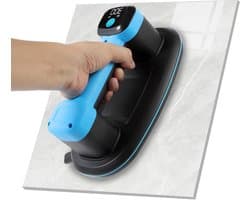Elektrische Zuignap - Vacuüm Lifter - Zware Objecten Verplaatsen - 300kg Draagkracht LCD - 4000mAh Batterij - Blauw