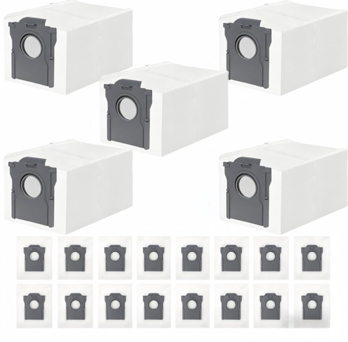 21 stuks stofzakken voor Dreame L10/L10s Pro/L40/L40s/L50/Aqua10 Ultra- L20/X40/X50 Ultra Complete- voor Mova E30/E40/V50/P50/P50s/Z60 Ultra stofzuiger- 3,2 l capaciteit stofzuigerzakken — afbeelding 1