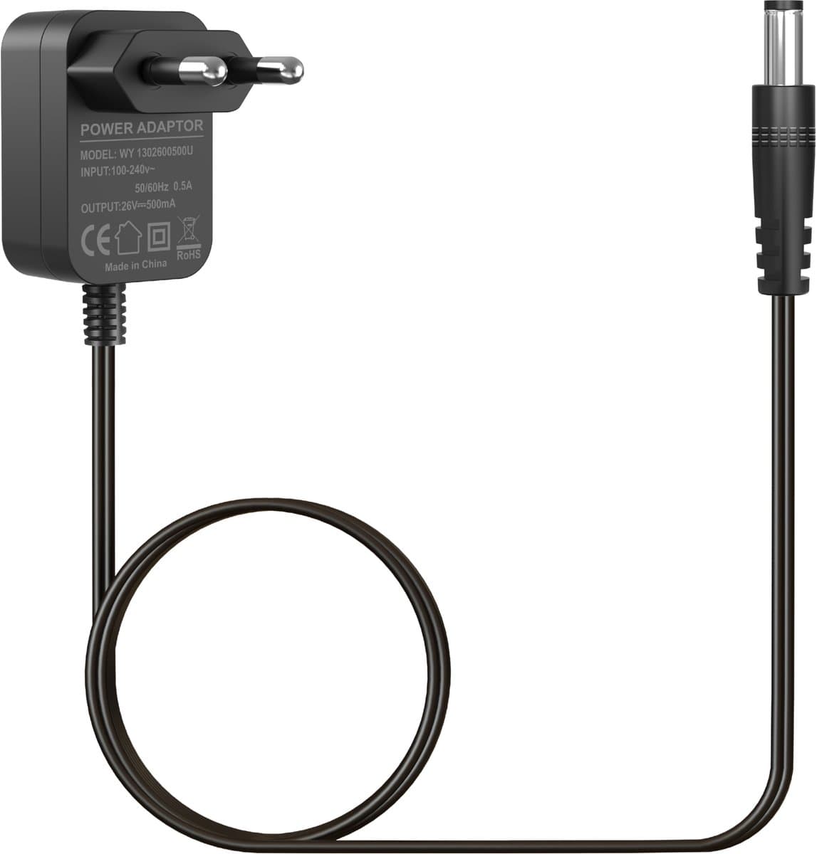 26V-netlader, compatibel met de Hoover Freedom FD22 H-FREE 100, 200, 500, 700 en 800 stofzuiger van Phonillico® — afbeelding 1