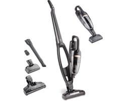 Draadloze Steelstofzuiger - Handstofzuiger Kruimeldief - Grondig Huis Schoonmaken - Krachtige Motor 45 Min - 0.3 Liter - Grijs