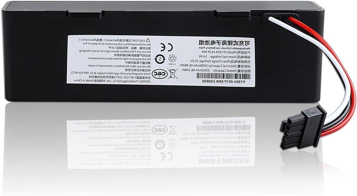3400mAh Vervangende Accu voor Robotstofzuiger, 14.4V Lithium-Ion Batterij voor Efficiënte Reiniging en Langdurig Gebruik — afbeelding 1
