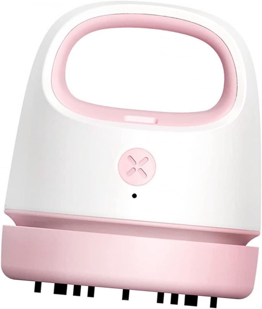 Draagbare Mini Stofzuiger - Bureau Reiniger - Kruimels Verwijderen - USB Oplaadbaar - 9.9 cm - Roze — afbeelding 1