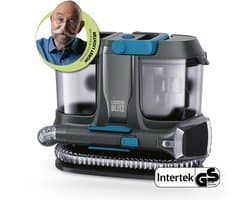 Stofzuiger met wasfunctie – compact apparaat voor het reinigen van bekleding en tapijten met een zuigkracht van 12 kPa | 2-in-1-kierenzuigmond + combizuigmond, 4 m snoer & zelfreinigend | ideaal voor tapijten, bekleding en autostoelen