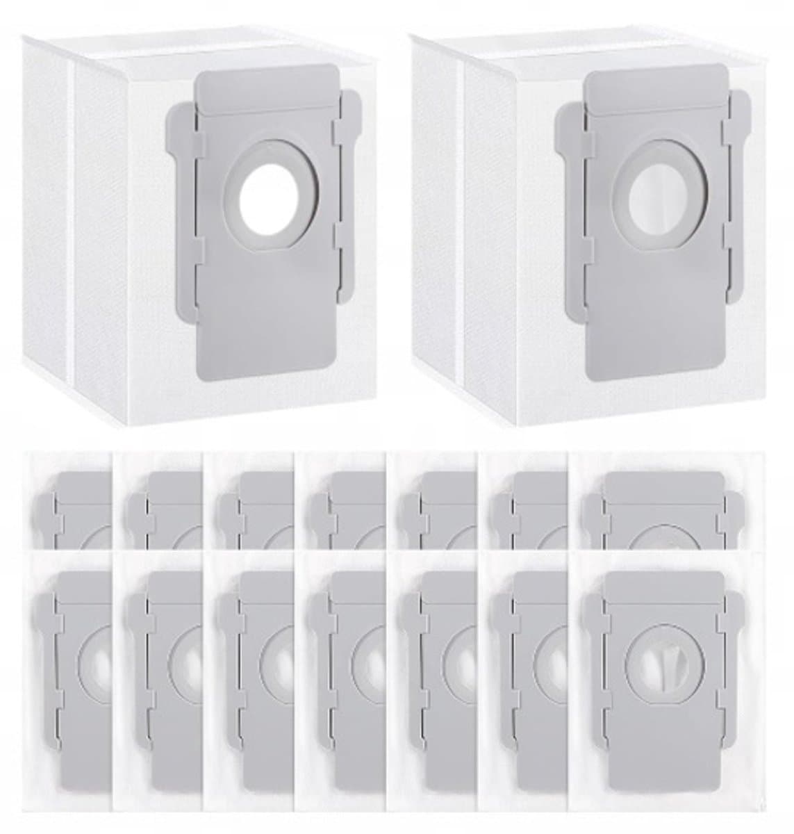 16 stuks stofzuigerzakken - Voor iRobot Roomba i3 i3+, i4 i4+, i5 i5+, i6 i6+, i7 i7+, i8 i8+, j5 j5+, j6 j6+, j7 j7+, j8 j8+, j9 j9+, s9 s9+, 104 105 405 504 505 705, 10 Max-Essential Robot Vacuum — afbeelding 1