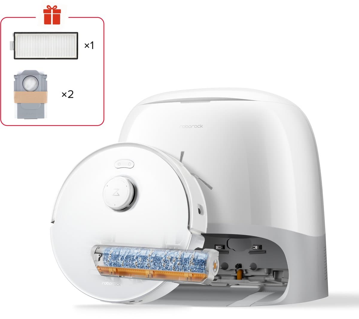Roborock Qrevo Curv 2 FlowX – Robot stofzuiger — afbeelding 1