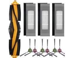 Rolborstels - hoofdborstel - Onderdelen geschikt - HEPA-filters - Voor Ecovacs Deebot Ozmo 920/950/700/750/T5/T8/T8+/T8 AIVI/N8/N8+/N8 PRO/T9 - Vervangende onderdelen voor robotstofzuiger