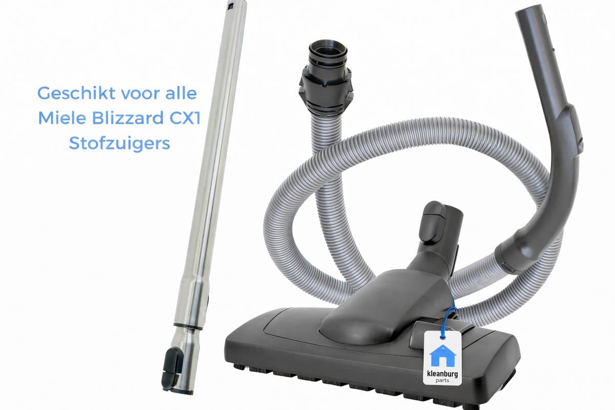 Kleanburg® Geschikt voor Miele Blizzard CX1 - Stofzuiger Onderdelen Set - Slang, Telescoop Buis & Combizuigmond — afbeelding 1