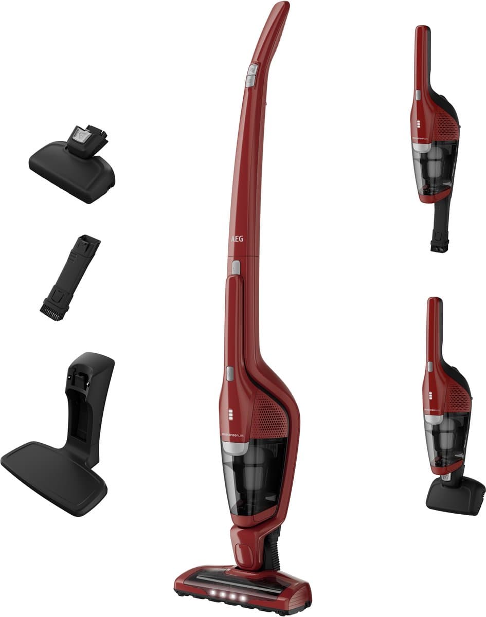 AEG CX7-3-45CR Ergorapido Plus - Steelstofzuiger - UltimatePower zuigmond - Turboborstel voor dierenhaar - Kierenzuigmond — afbeelding 1