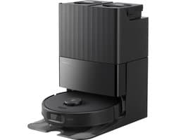 Roborock Qrevo Edge S5A robotstofzuiger - 18500Pa - met dweilfunctie&Liftable mop - anti-verstrengeling - obstakelvermijding - individuele tapijtstrategie - ultradun design - 75 °C heet water mopwas - Zelfreinigend - Zwart - S8 Pro Ultra upgrade
