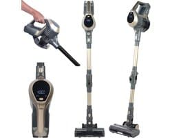 Draadloze Steelstofzuiger met LED-verlichting, Flexibele Hals en Slimme Sensor