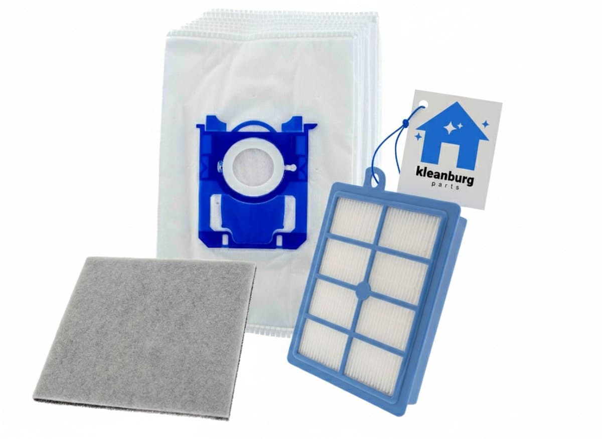 Kleanburg® - Geschikt voor Philips Performer Silent - Onderhoudsset - 10 Stofzuigerzakken - 1 HEPA-filter - 1 Motorfilter — afbeelding 1