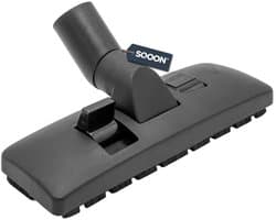 SQOON® Combi zuigmond 38 mm - 27 cm breed - Nylon haren - Geschikt voor universele stofzuigers met 38 mm aansluiting - Voor harde vloeren en tapijt
