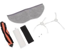 Accessoires kit voor robotstofzuiger - hoofdborstel, zijborstel, filter, dweildoeken - vervangende set met 3 extra onderdelen