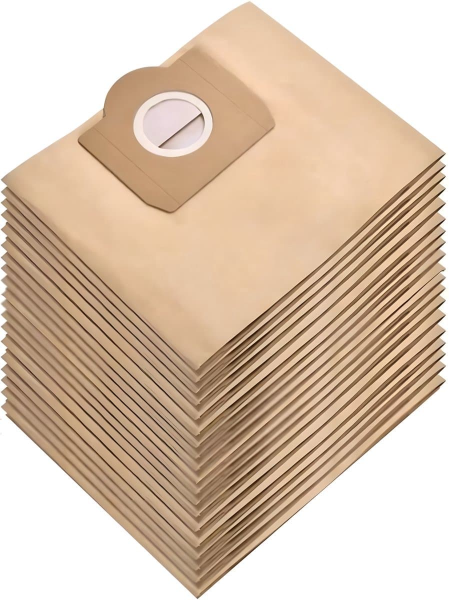 AUM® Stofzuigerzakken 20 stuks - geschikt voor Karcher WD3 - Kärcher WD3 - MV3 A 2204 6.959-130.0 stofzakken stofzuiger zak — afbeelding 1