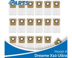 Dreame X10 Ultra Stofzakken (18 Stuks, Plus.Parts® alternatief voor RDB3)