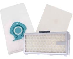 Kleanburg® 7-delige set – alternatieve stofzuigerzakken + HEPA filter + motorfilter – geschikt voor Miele HyClean Pure TU & CO / Guard S1, L1, M1 – niet origineel