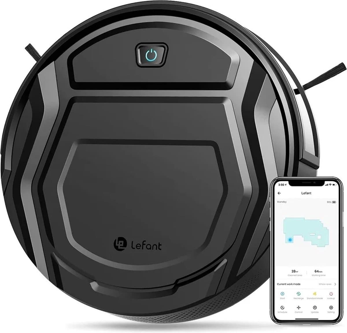 Lefant Robot Stofzuiger M210 M210 Pro - Huishoudelijke Apparaten Wifi App Alexa Controle Sweep Dweil - Huisdier Haar Vloertapijt — afbeelding 1