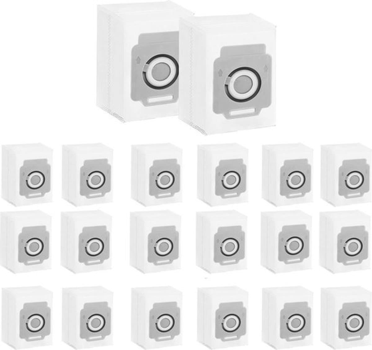 20 stofzuigerzakken geschikt voor iRobot Roomba i7 i7+ i3 i3+j7 J7+S9 S9+Clean Base, stofzuiger afzuigstation, vervangende stofzakken zakken, grote capaciteit, reservezak, stofzuigerzakken, past perfect — afbeelding 1