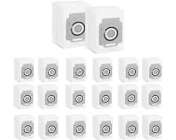 20 stofzuigerzakken geschikt voor iRobot Roomba i7 i7+ i3 i3+j7 J7+S9 S9+Clean Base, stofzuiger afzuigstation, vervangende stofzakken zakken, grote capaciteit, reservezak, stofzuigerzakken, past perfect