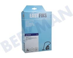 Easyfiks EL36 stofzuigerzakken geschikt voor Electrolux - 8 stuks + 1 filter - Type E51