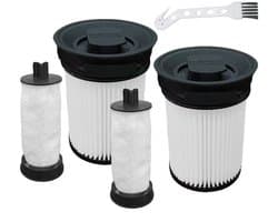 Filters geschikt voor Miele Triflex HX1 - Set van 4 grote + kleine filters + 1 schraper - Stofzuigeraccessoires - Filteraccessoires
