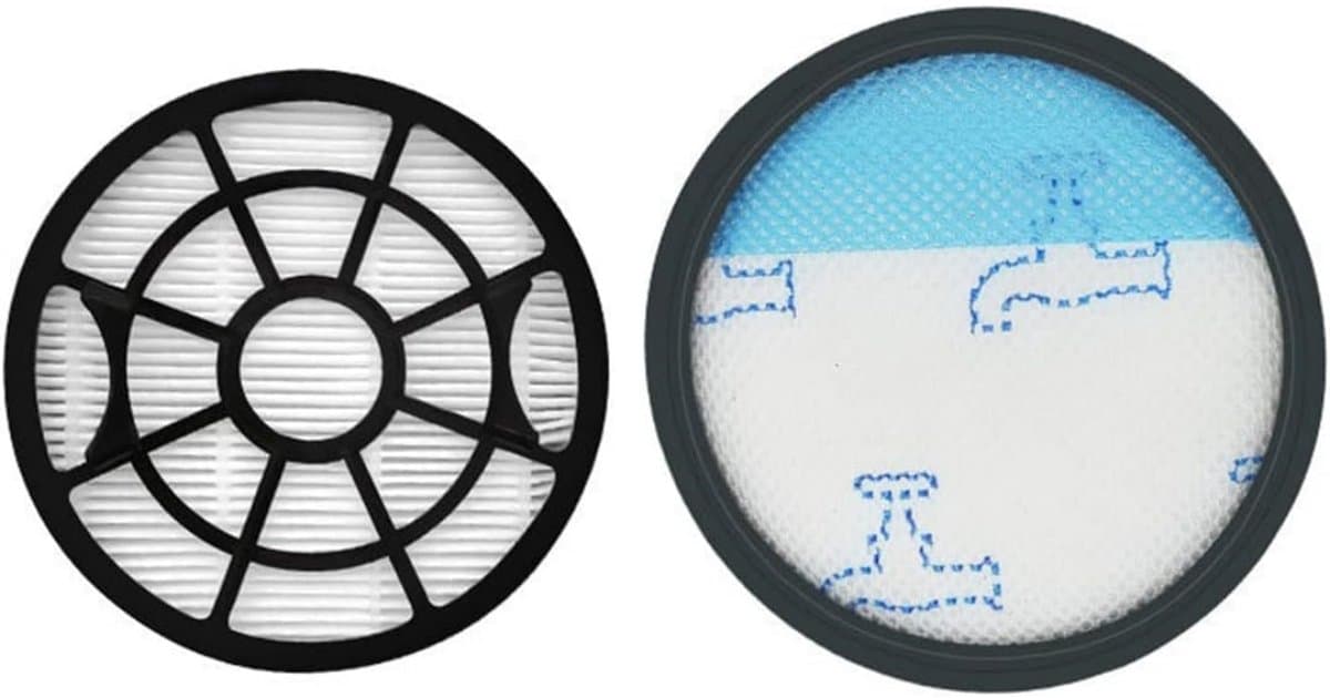 Aspirator HEPA-filter - Geschikt voor Rowenta Swift Power Cyclonic RO29xx-filter RO2910EA RO2913EA RO2915EA RO2932EA RO2933EA RO2957EA RO2981EA - 1 voorfilter + 1 nafilter - 2 stuks — afbeelding 1