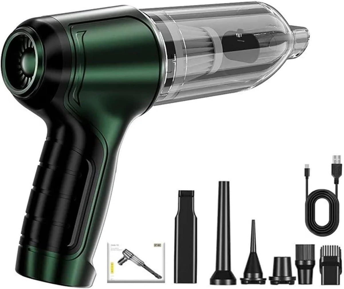 Draagbare Kruimelzuiger - Handstofzuiger Auto - Snel Opruimen - Krachtige Zuigkracht - 600 Gram - Zwart — afbeelding 1