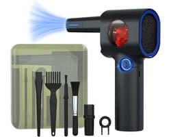 Elektrische Bladblazer - Stofverwijderaar - Apparaten Reinigen - Traploze Snelheid - 17.6 cm - Zwart