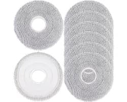 8 Stuks Wisdoeken voor Dreame L10s/X40/L40/AE/L40S/X50/L50S/L50 Pro Ultra - Herbruikbaar en Wasbaar Reservedoek