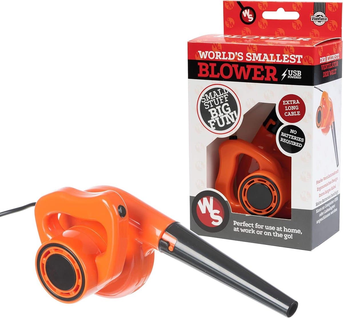 Kleine Stofblazer met USB-aansluiting - Krachtige Miniatuurventilator voor Bureau en Auto — afbeelding 1