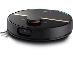 Philips HomeRun Aqua 7000 Series XU7000/01 - Robotstofzuiger met Dweilfunctie - Zwart / Goud - App Connected