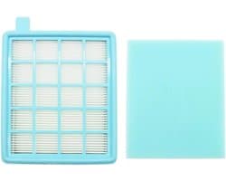 2 stuks - Inclusief een filtergaas en filterkatoen - filter sponsfilter voor stofzuigers, compatibel met Philips FC8633 FC8635 FC8646 FC8647 FC8670 FC8671 FC8672 FC9321 FC9323 FC9324