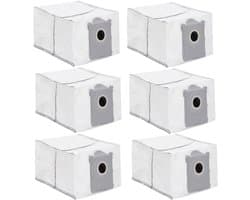 6 stuks stofzakken - Voor ECOVACS DEEBOT X8 / X8 PRO OMNI/ X9 Pro Omni/ T80 Omni/ T50 PRO Omni/ T50 MAX PRO Omni/ T30C