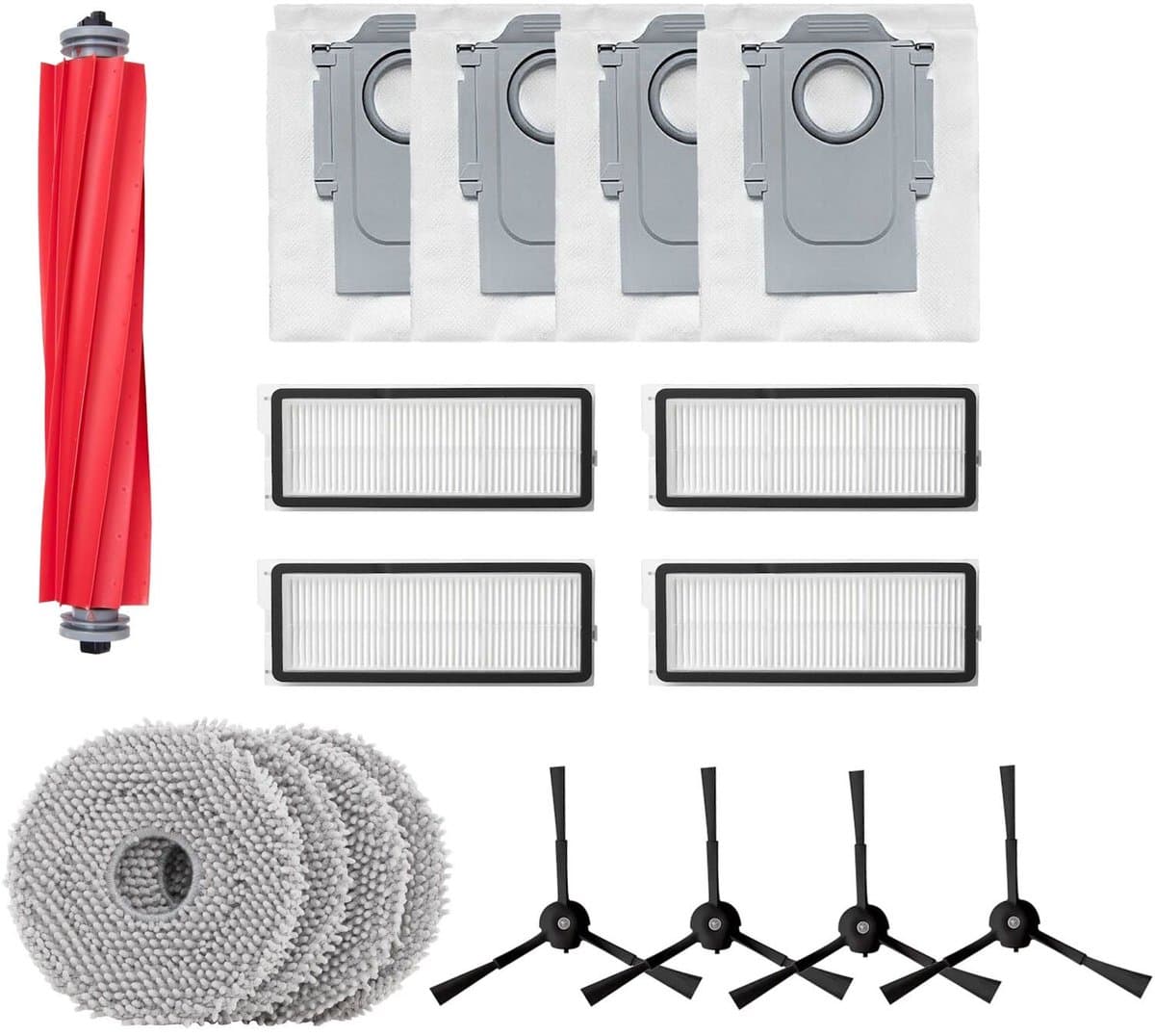 Roborock Qrevo S, Pro, Plus en MaxV Onderhoudsset (Plus.Parts® alternatief voor 8.02.0297) — afbeelding 1