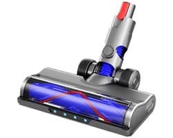 Geschikt voor Dyson V7V8V10V11V15V8slim onderdelen voor stofzuigers zachte zuigerkop bodemborstel voor stofzuigers onderdelen voor vervanging, lichtgewicht bodemborstel met directe aandrijving 1 stuk