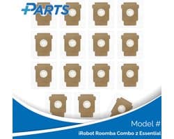 iRobot Roomba Combo 2 Essential Stofzakken (15 Stuks, Plus.Parts® alternatief voor 4849916)