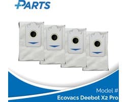 Ecovacs Deebot X2 Pro Stofzakken (4 Stuks, Plus.Parts® alternatief voor DDB030025)