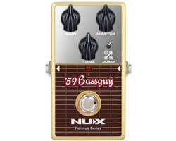 NUX Reissue Series analog overdrive effect pedaal true bypass 59 BASSGUY