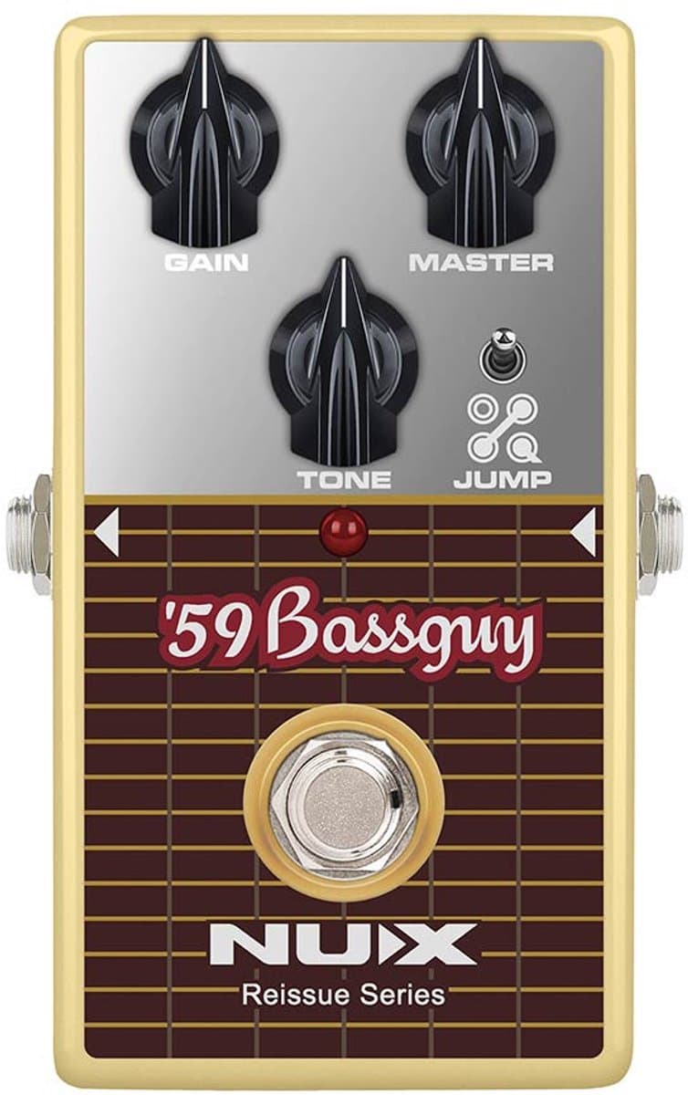 NUX Reissue Series analog overdrive effect pedaal true bypass 59 BASSGUY — afbeelding 1