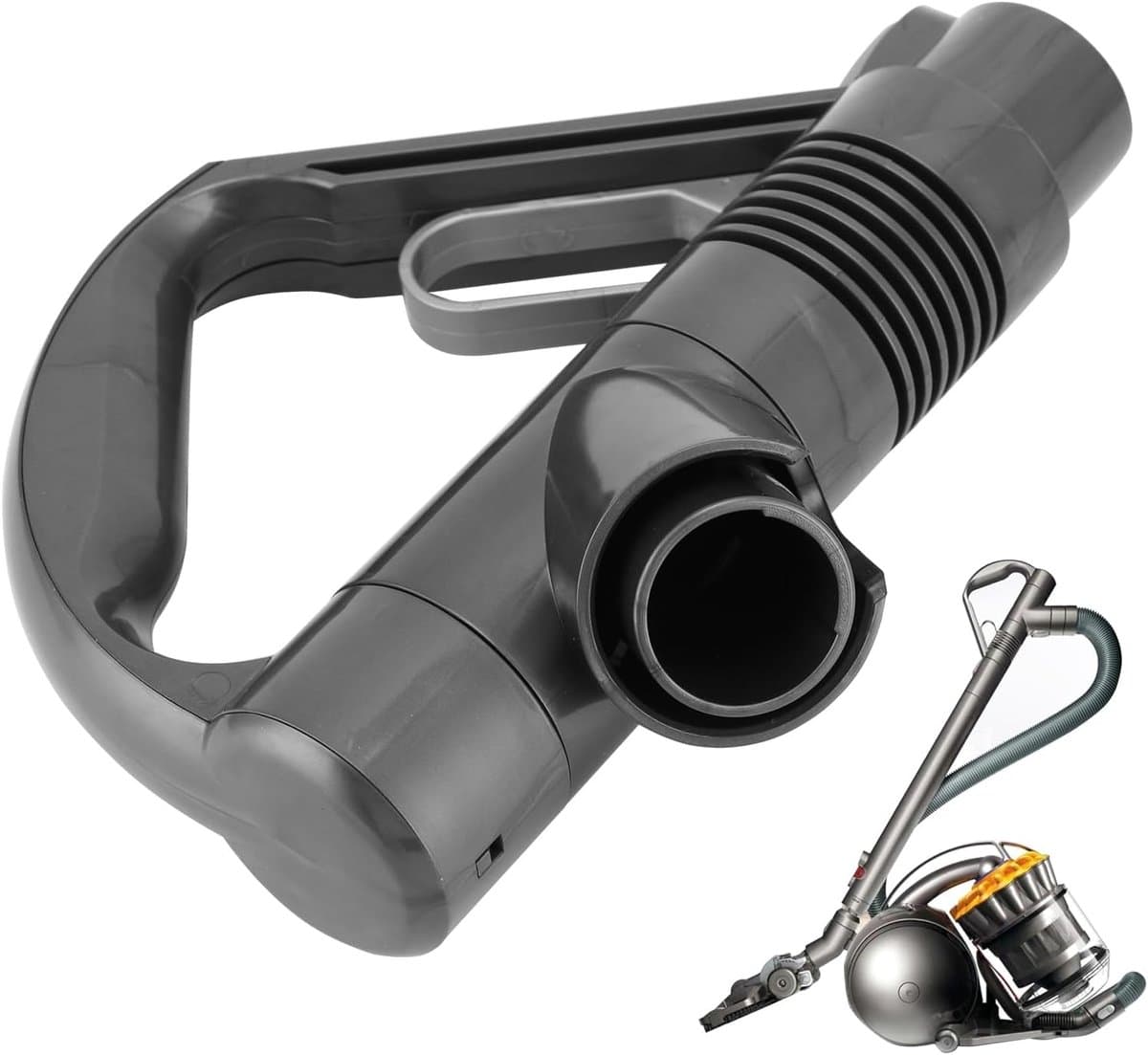 Geschikt Voor DYSON - Pistoolgreep - Handvat geschikt voor Dyson DC19 DC23 DC26 DC29 DC32 DC36 DC37 - Greep stofzuigerslang - Opzetstuk - Stofzuigeraccessoires - Grijs — afbeelding 1
