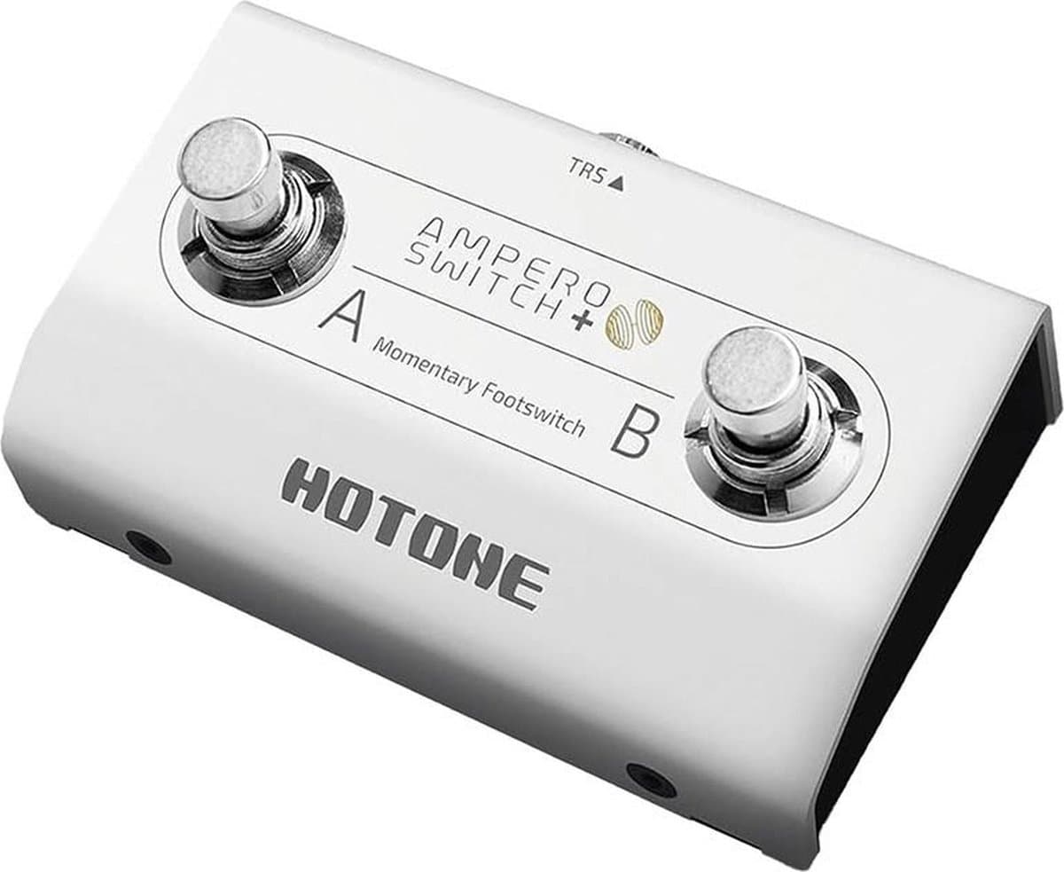 HoTone FS-2 compact momentary footswitch AMPERO SWITCH +, with 2 buttons — afbeelding 1