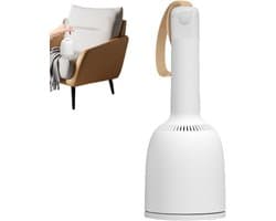 Tafelstofzuiger - Mini stofzuiger - Bureau schoonhouden - Krachtige zuigkracht - 18.7 cm hoog - Wit