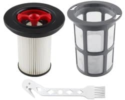 Dailygoods- Stofzuigerfilter Hoogwaardig Vervangingsfilter - Compatibel met Bosch Unlimited Gen2 Serie 8 - HEPA-filter - Pluisbescherming - Inclusief Reinigingsborstel - ABS Materiaal - Filterset