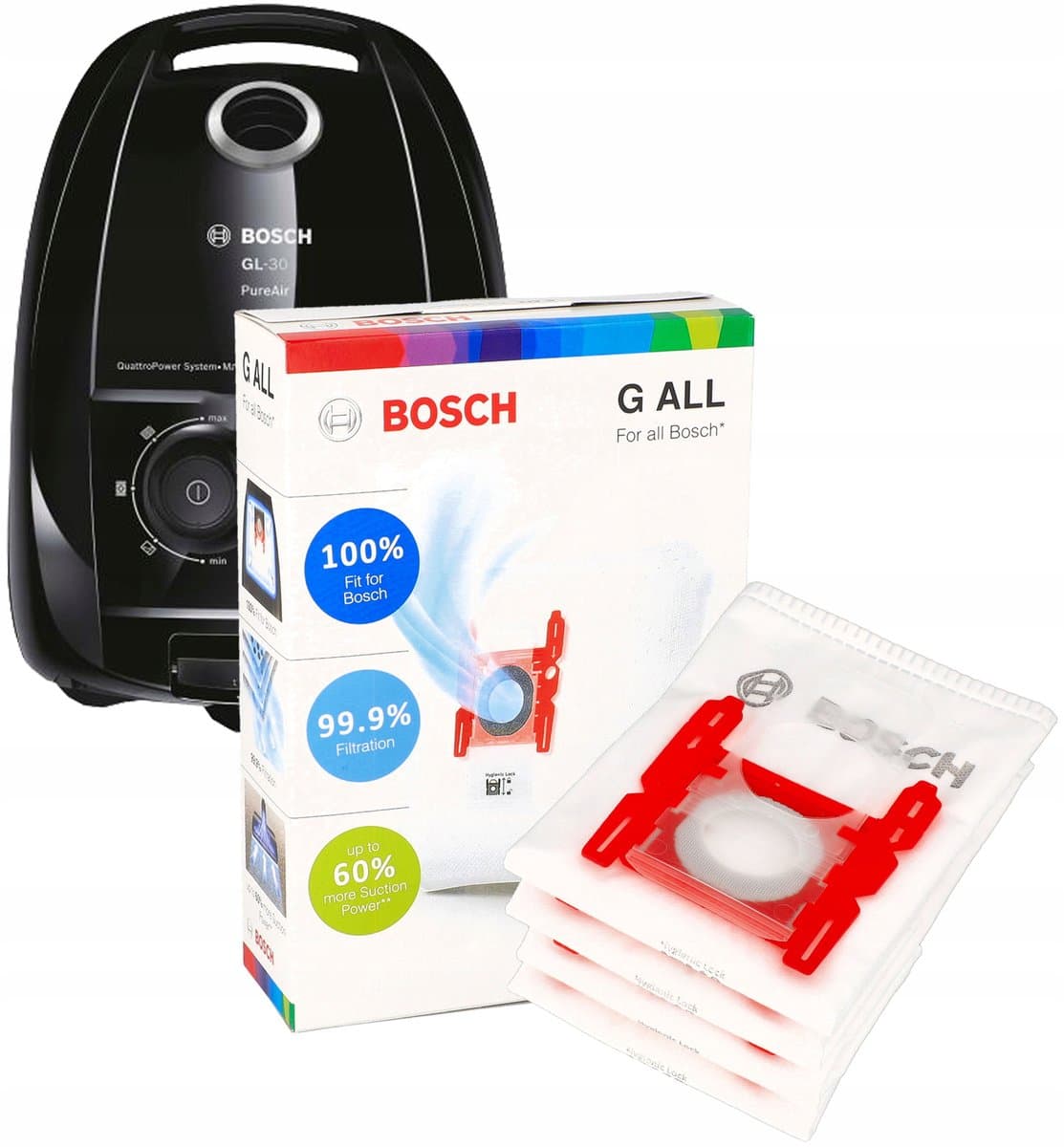 AreoSe - Stofzuigerzakken voor Bosch G ALL typ G - 8 stuks — afbeelding 1