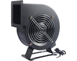 Elektrische Luchtblazer - Centrifugaalventilator Hogedruk - Stofuitlaat Ventilatie - Geluidsarme Ventilator - 95 m3/min - Zilver